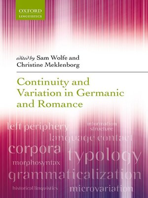 cover image of Continuity and Variation in Germanic and Romance